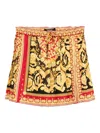 Versace Mini Jupe Plissée Barocco