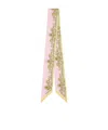 Versace Barocco-print Scarf In Pink
