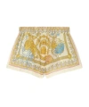Versace Off-white Underwater Barocco Cover-up Shorts