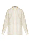 Versace Pattern-printed Long-sleeved Shirt In Multi
