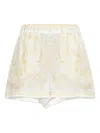 Versace Pattern-printed Elasticated-waistband Shorts In Neutral