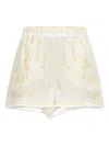 Versace Pattern-printed Elasticated-waistband Shorts In Neutral