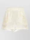 Versace Pattern-printed Elasticated-waistband Shorts In Neutral