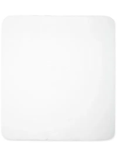 Versace Barocco-print Stretch-cotton Blanket In Neutrals