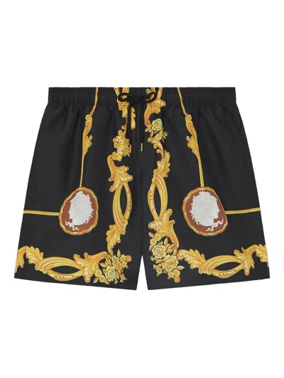 VERSACE CAMEO SWIM SHORTS