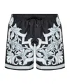 Versace Barocco-print Swim Shorts