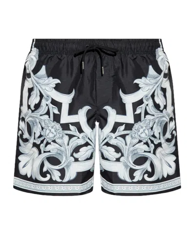 VERSACE BAROCCO-PRINT SWIM SHORTS