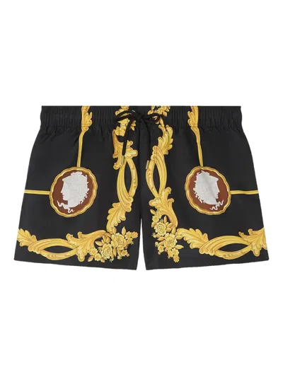 VERSACE CAMEO SWIM SHORTS