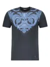 Versace Short-sleeved T-shirt In Blue