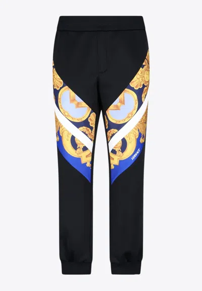 VERSACE BAROCCO PRINT TRACK PANTS