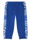 Versace Barocco-print Track Pants In Blue