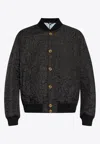 VERSACE BAROCCO QUILTED BOMBER JACKET