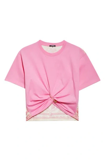 Versace T-shirt Court Safety Pin Underwater Barocco