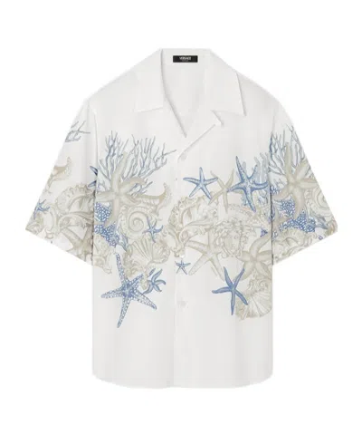 VERSACE VERSACE BAROCCO SEA PRINTED SHORT-SLEEVED SHIRT