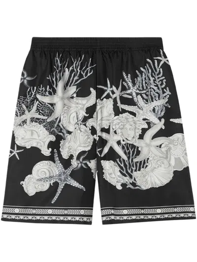 VERSACE BAROCCO SEA SILK SHORTS