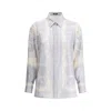 Versace Women's Printed Silk Shirt