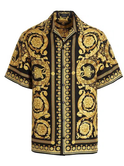 Versace Barocco Shirt In Multicolor