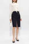 Versace Silk-blend Shirt In White