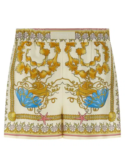 Versace Barocco Shorts In Multi