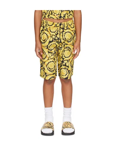 Versace Barocco Shorts In Multicolor
