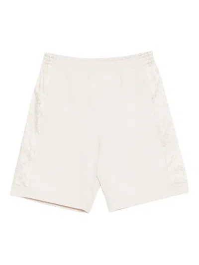 Versace Kids' Barocco Shorts In Neutral