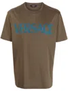 VERSACE BAROCCO SILHOUETTE LOGO-PRINT T-SHIRT