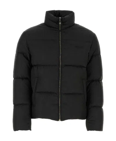 VERSACE VERSACE BAROCCO SILHOUETTE ZIP-UP PUFFER JACKET