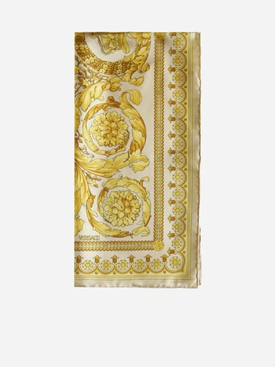 Versace Scarf In Champagne