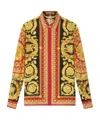 Versace Chemise Barocco Silk In Multi