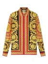 Versace Chemise Barocco Silk In Multi