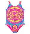 Versace Barocco Swimsuit In Multi