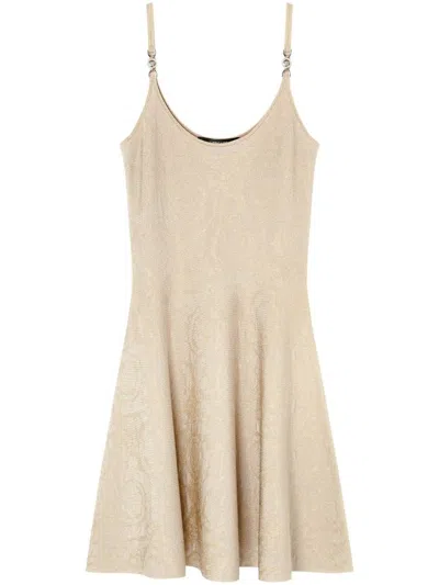 VERSACE VERSACE BAROCCO TEXTURE SHORT DRESS