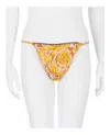 Versace Barocco Thong In Multi