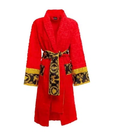 VERSACE VERSACE BAROCCO DETAILED BATHROBE