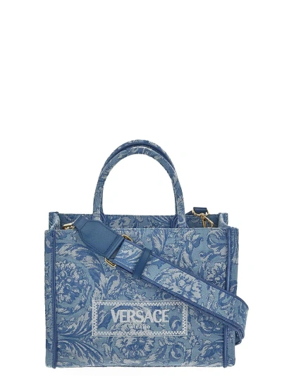 Versace Baroque Bag In Blue