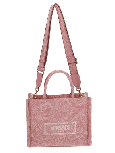 Versace Baroque Bag In Pink