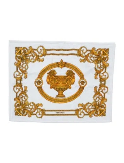 Pre-owned Versace Baroque Beach Towel W/ Tags In Multi