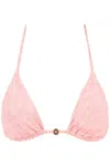 Versace Bikini Top In Pink