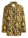 Versace Baroque Pajama Shirt In Multicolor