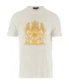 Versace Graphic Print Crewneck T-shirt In White