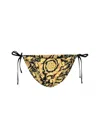 Versace Baroque Print Bikini Bottom In Multicolor