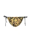 Versace Baroque Print Bikini Bottom In Multicolour