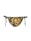 Versace Acanthus-print Low-rise Bikini Briefs In Multicolour