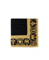 Versace Baroque-print Blanket In Black
