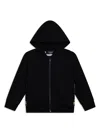 Versace Baroque-print Long Sleeve Hoodie In Black