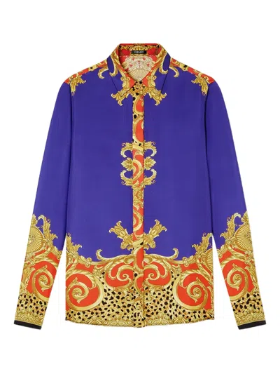 VERSACE BAROQUE-PRINT SHIRT