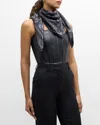 Versace Barocco Large Silk Foulard In Inkjet Baroque