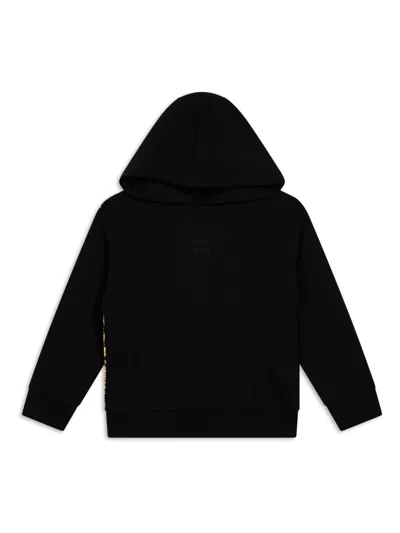 Versace Kids' Baroque-print Sweatshirt In Black