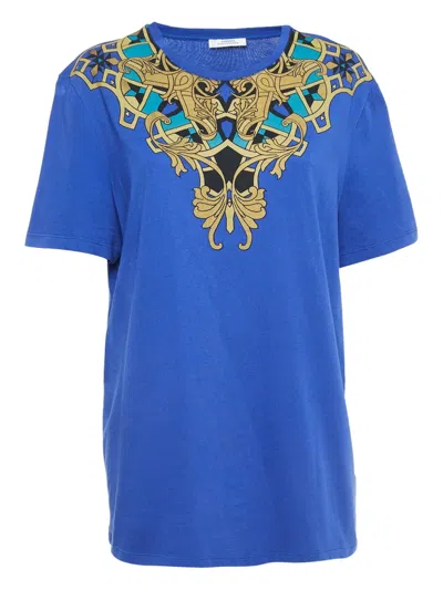 Pre-owned Versace Baroque-print T-shirt