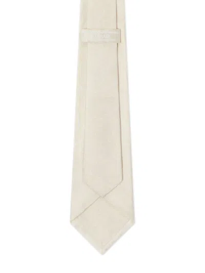 Versace Baroque Print Tie In Gold